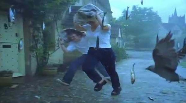 Рыбный дождь в Гондурасе