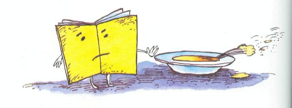 Не читай книгу во время еды