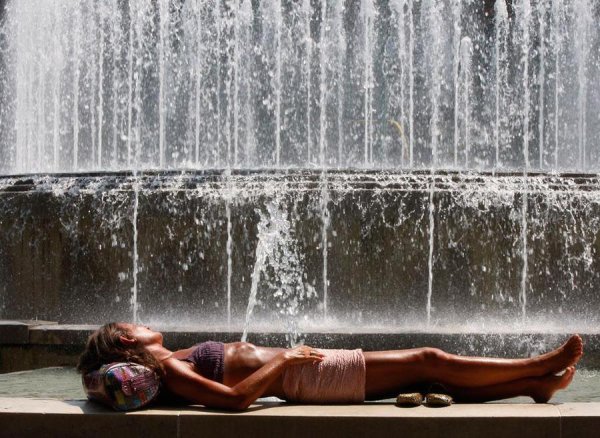 Лето жара девушки