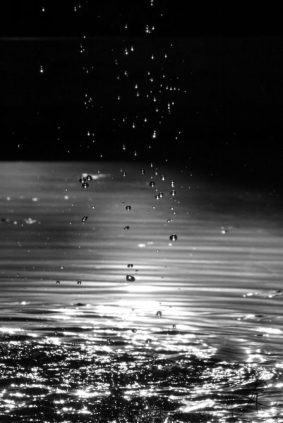 Черно белый дождь