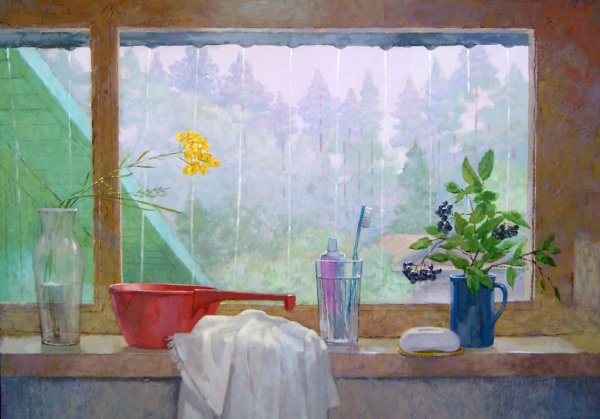 Н. Крымов. «После весеннего дождя»