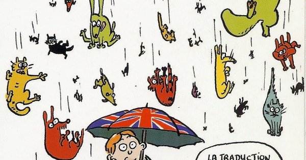 Идиомы raining Cats and Dogs