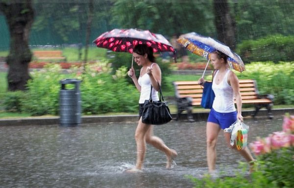 Летом под дождем