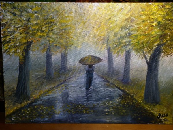 Аллея уходящая в даль