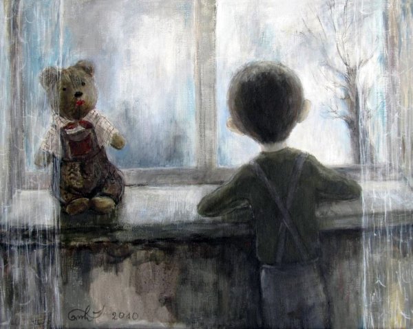 Картины Нино Чакветадзе мальчик