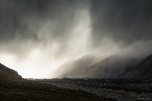 Дождь в горах