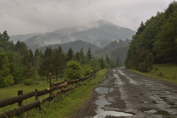 Горы после дождя