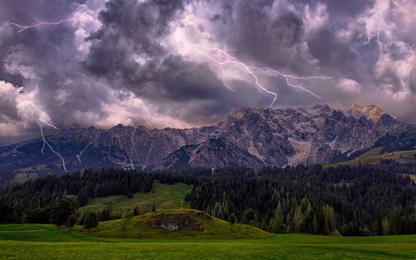 Дождь в горах