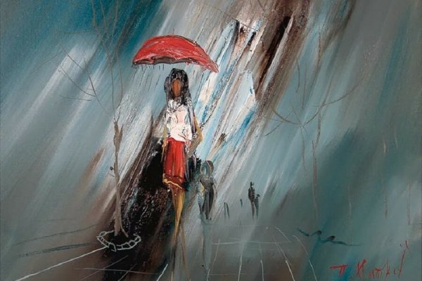 Павел Митков картины дождь