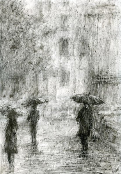 Дождливый день Графика