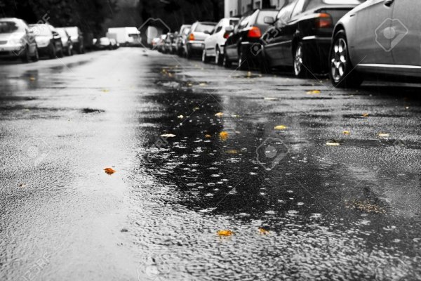 Дождливый асфальт