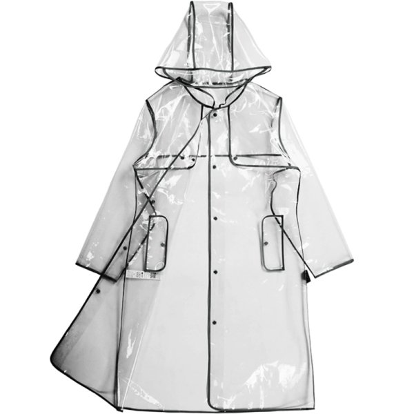 Непромокаемая куртка черный Zara 2020 дождевик женский