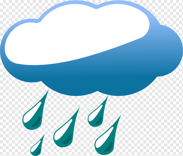 Тучка с капельками