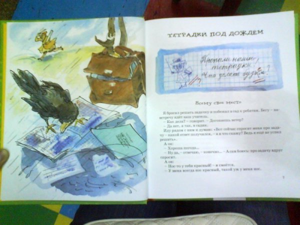 Тетрадки под дождем