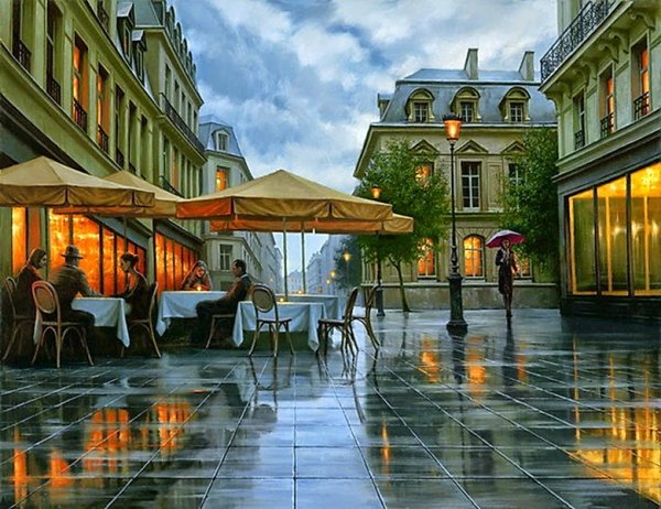 Картины Евгения Лушпина Париж