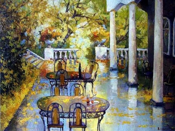 Осеннее кафе