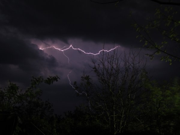 Гроза ночью