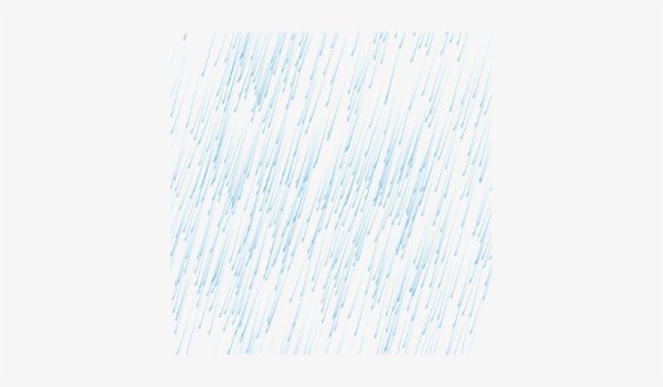 Эффект дождя без фона