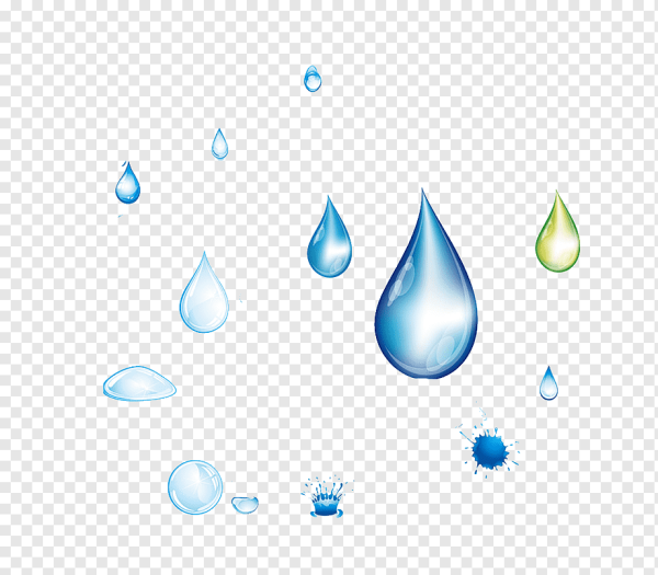 Капли дождя