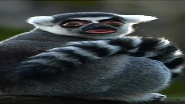 У вас дождь идет лемур