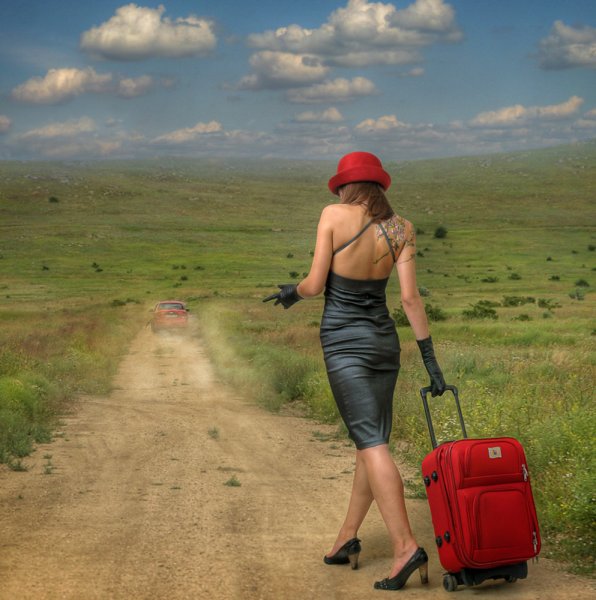 Женщина в отпуске