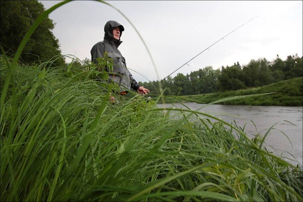 Рыбалка в ливень