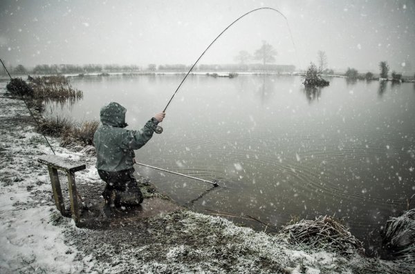 Нахлыст зимой