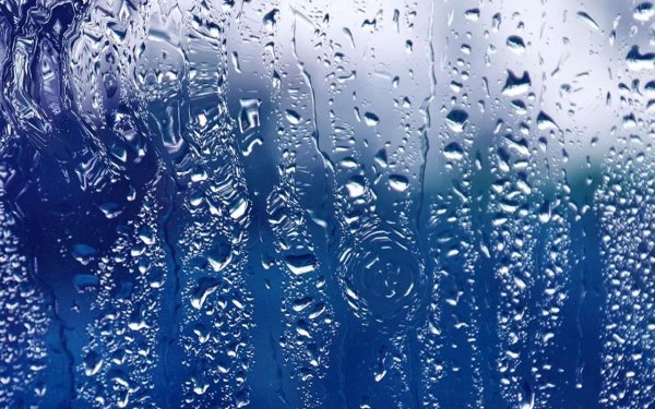 Капли дождя