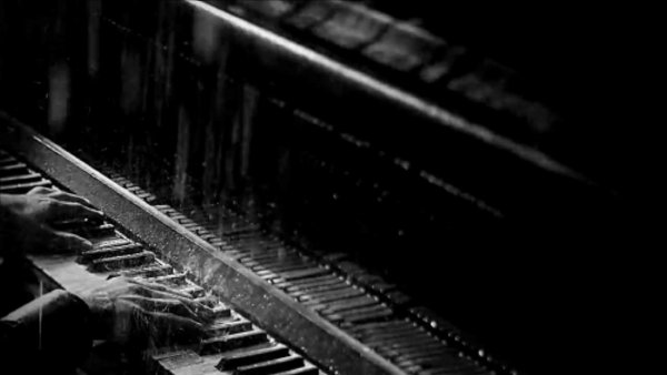 Пианино дождь