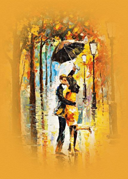 Танец прогулка под дождем