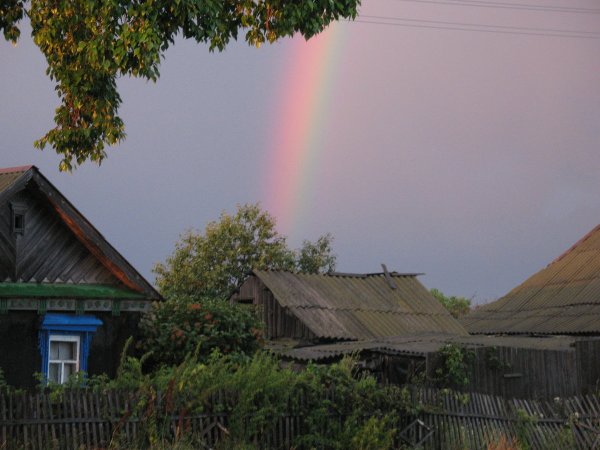 Дождь в деревне