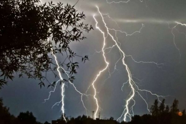 Гроза и град