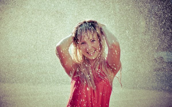 Фотосессия под дождем