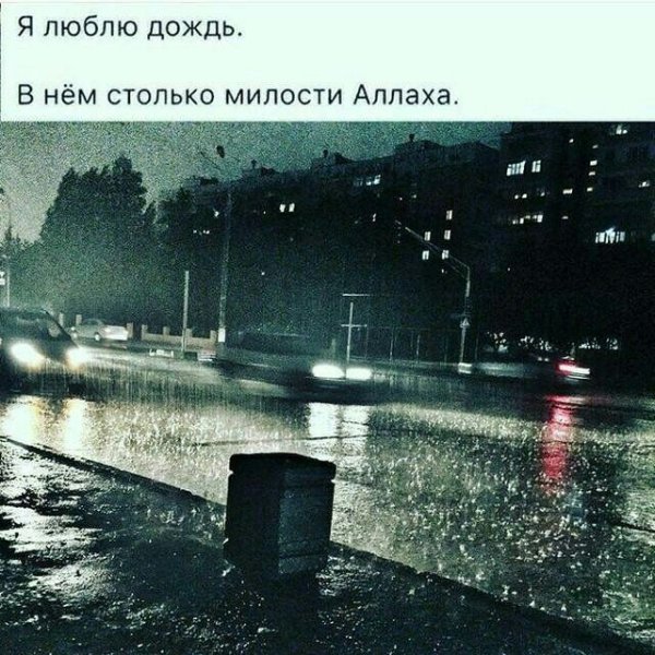 Дождь это милость