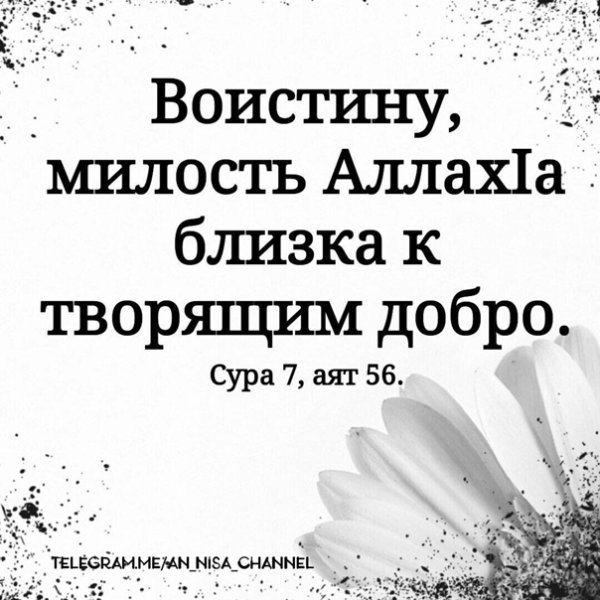 Воистину милость Аллаха близка к творящим добро