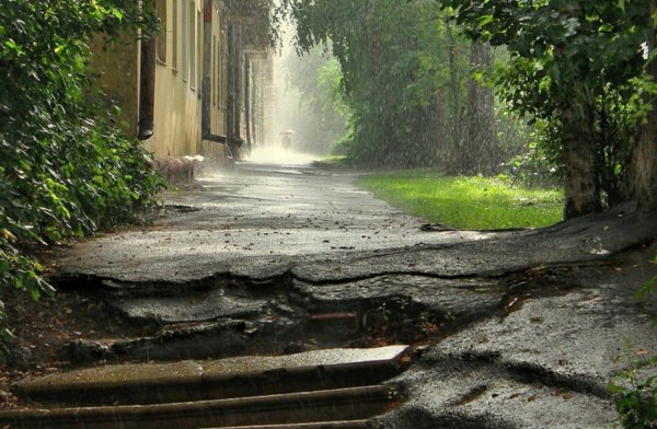 Дождливое лето в городе