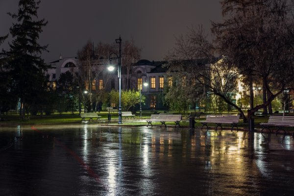 Дождливый Омск фото