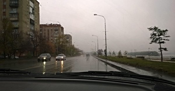 Дождь в Омске