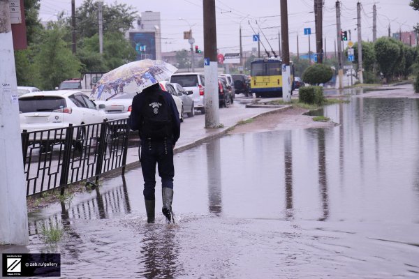 Ливень в городе