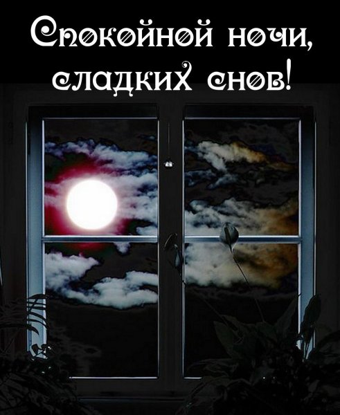 Окно ночью