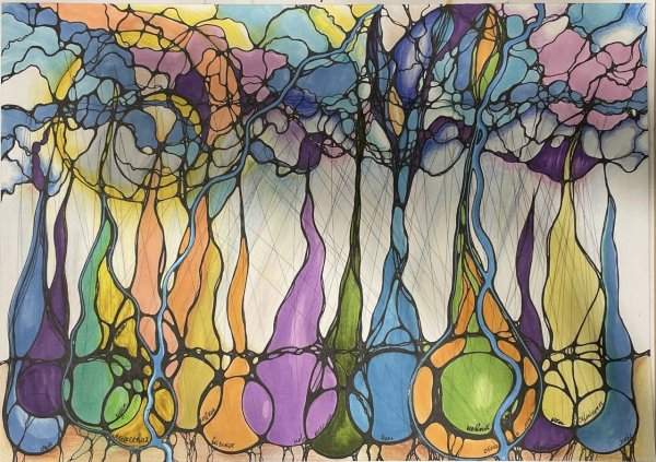 Нейрографика Шаманский дождь мастер класс