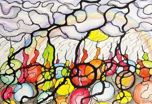 Шаманский дождь Нейрографика