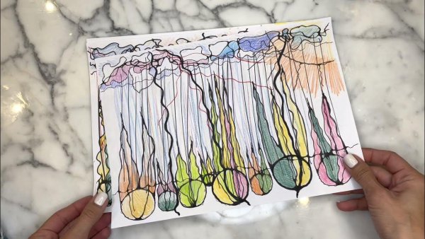 Шаманский дождь Нейрографика