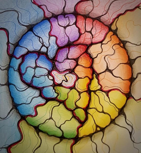 Шаманский дождь Нейрографика