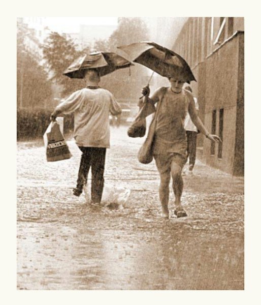 Под дождем прикол