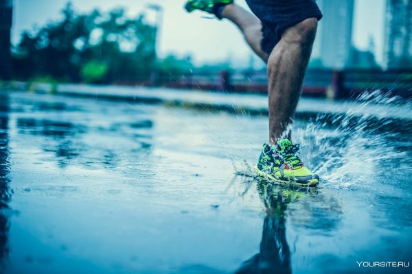 Бег в дождь