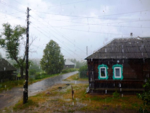 Деревня после дождя