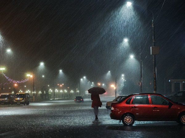 Дождь ночью