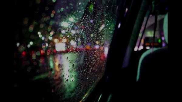 Машина ночь дождь