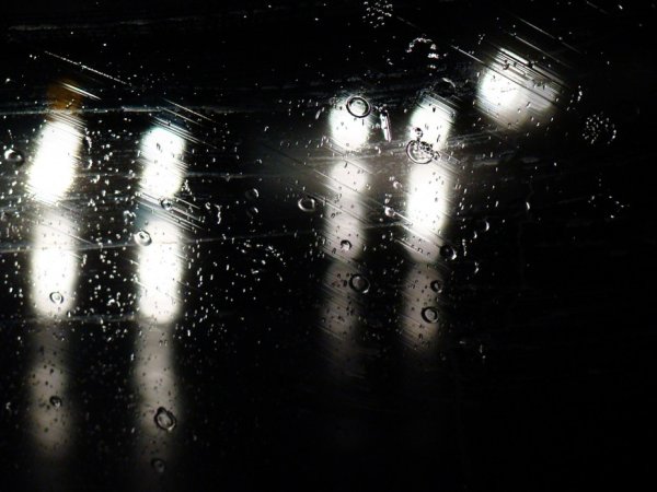 Машина ночь дождь